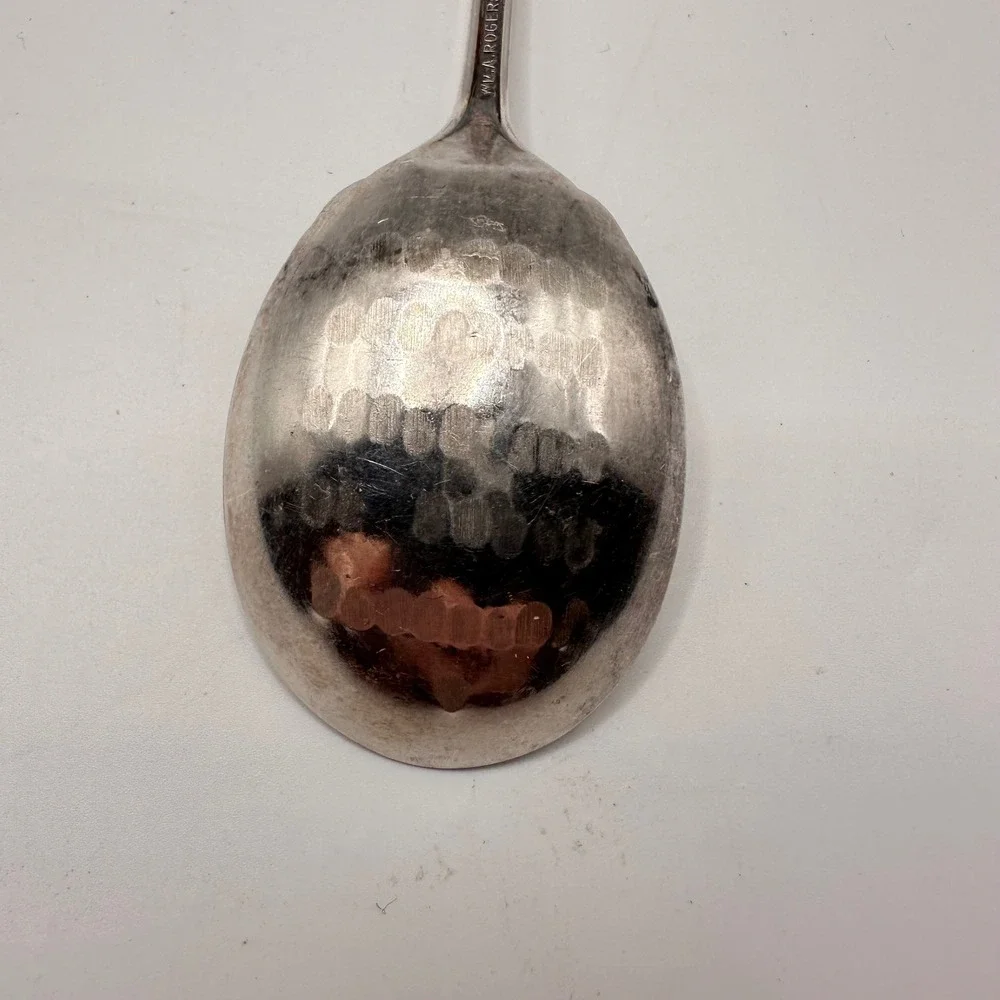 Wm‎ A Rogers Oneida Spoonful of Sugar Silver Plate Stamped Spoon Mary Poppins